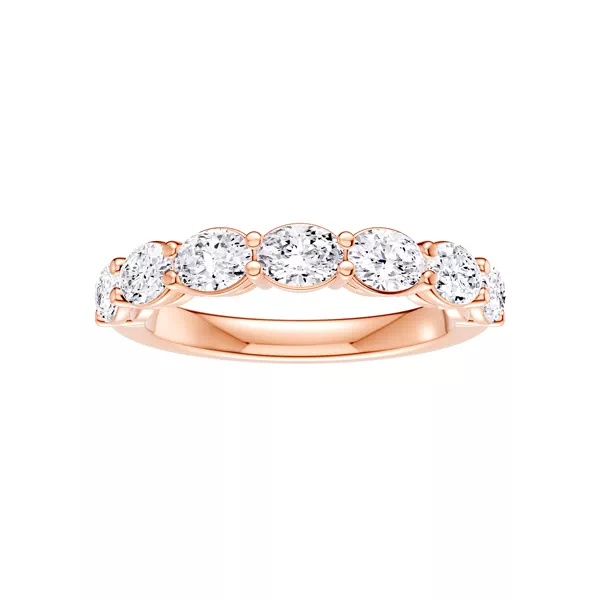 East-West Oval 7-Stone Lab Diamond Band (1.50 ct. tw.)