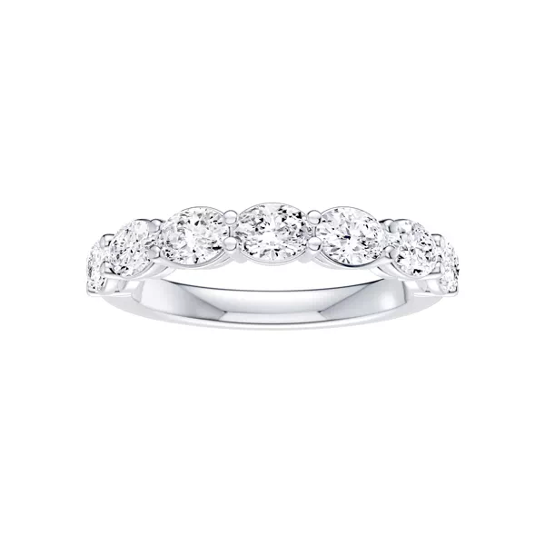East-West Oval 7-Stone Lab Diamond Band (1.50 ct. tw.)