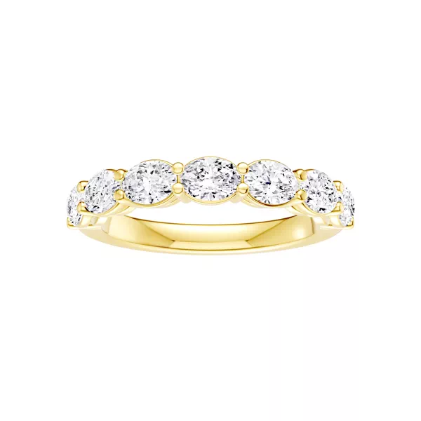 East-West Oval 7-Stone Lab Diamond Band (1.50 ct. tw.)