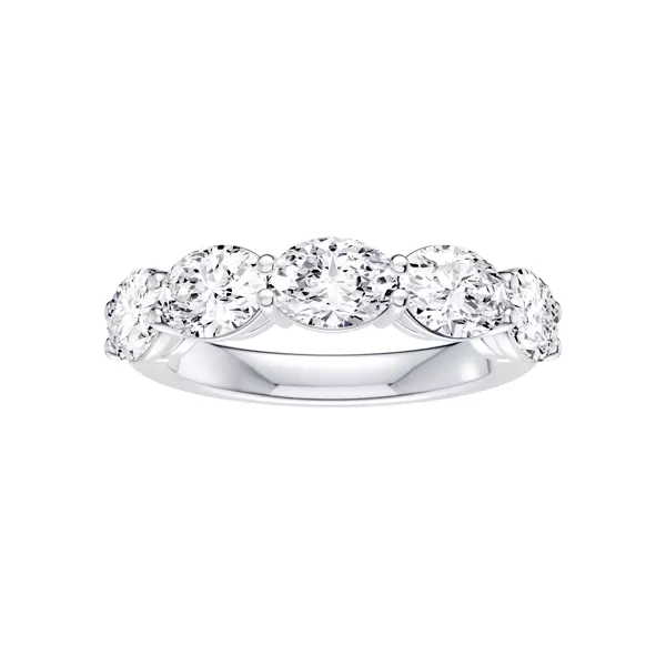 East-West Oval 5-Stone Lab Diamond Band (2.50 ct. tw.)