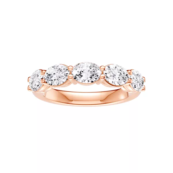 East-West Oval 5-Stone Lab Diamond Band (2.00 ct. tw.)
