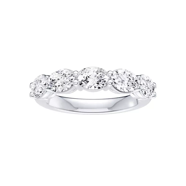 East-West Oval 5-Stone Lab Diamond Band (2.00 ct. tw.)