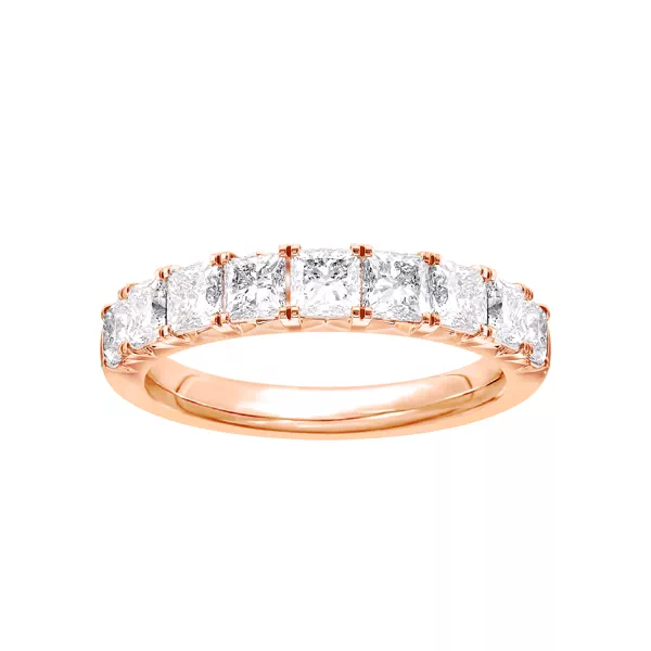 Princess-Cut French Pavé Lab Diamond Band (2.00 ct. tw.)