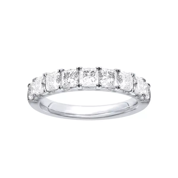Princess-Cut French Pavé Lab Diamond Band (2.00 ct. tw.)