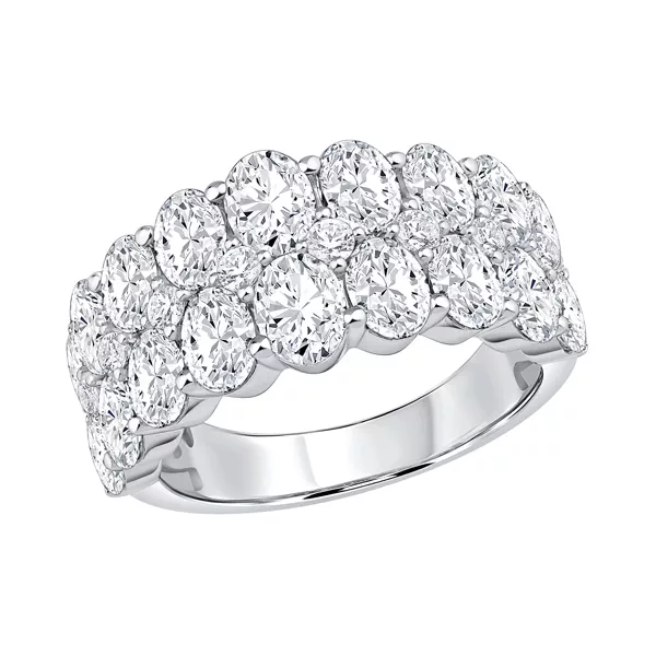 Mirena Mosaic Oval Lab Diamond Band