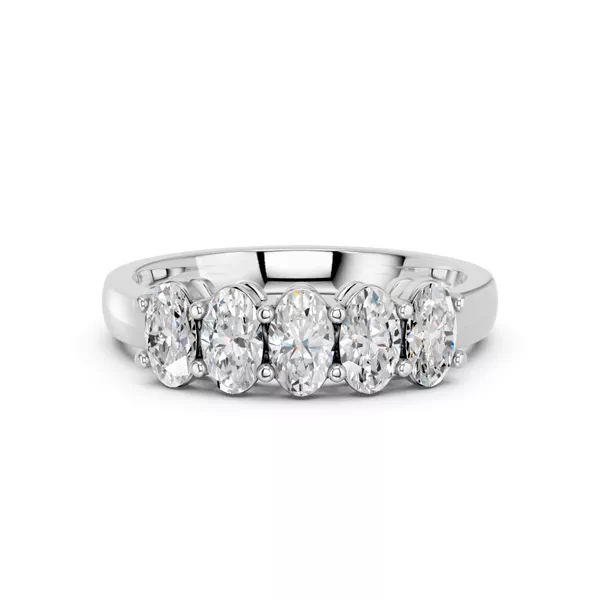 Five-Stone Oval Lab Diamond Band (1 ct. tw.)