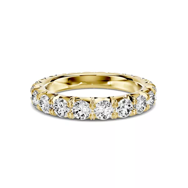 Lumina French Pavé Eternity Lab Band (2 ct. tw.)