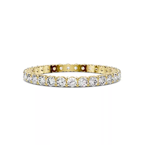 Aura Shared Prong Lab Eternity Band (0.75 ct. tw.)