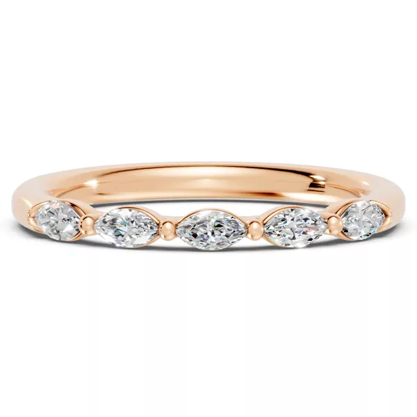 Marquise Five-Stone Lab Diamond Band (0.30 ct. tw.)