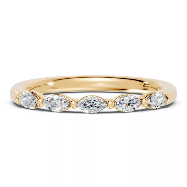 Marquise Five-Stone Lab Diamond Band (0.75 ct tw)