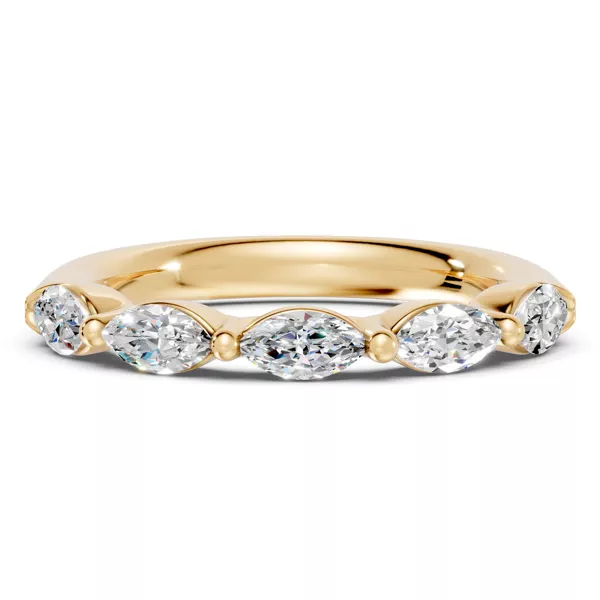 Marquise Five-Stone Lab Diamond Band (1.00 ct tw)