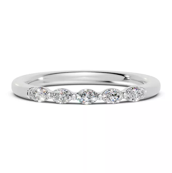 Oval Five-Stone Lab Diamond Band (0.30 ct. tw.)