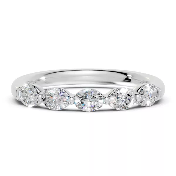 Oval Five-Stone Lab Diamond Band (0.75 ct. tw.)