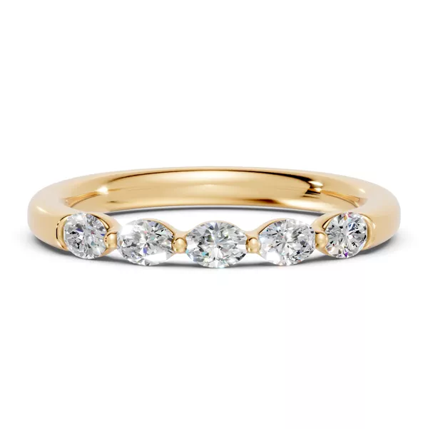 Oval Five-Stone Lab Diamond Band (0.50 ct. tw.)