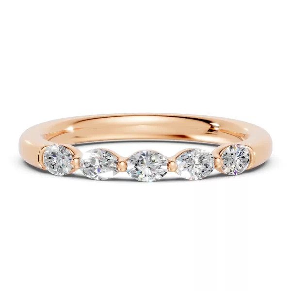 Oval Five-Stone Lab Diamond Band (0.50 ct. tw.)