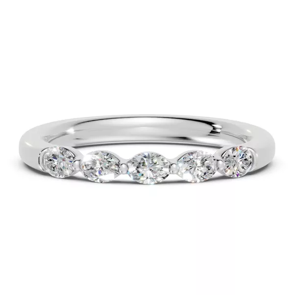 Oval Five-Stone Lab Diamond Band (0.50 ct. tw.)