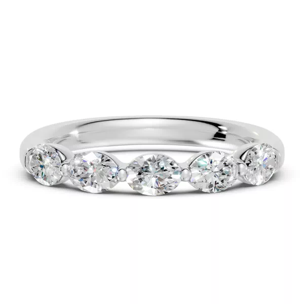 Oval Five-Stone Lab Diamond Band (1.00 ct. tw.)