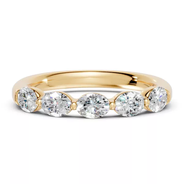 Oval Five-Stone Lab Diamond Band (1.00 ct. tw.)