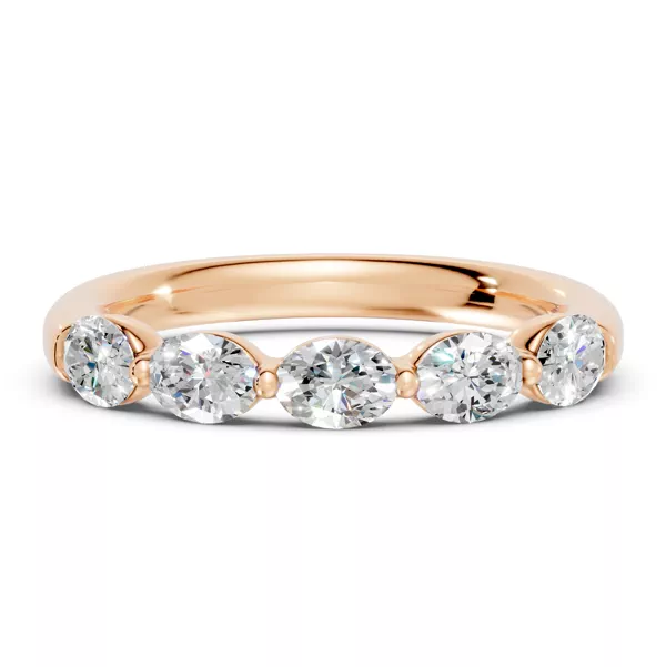 Oval Five-Stone Lab Diamond Band (1.00 ct. tw.)