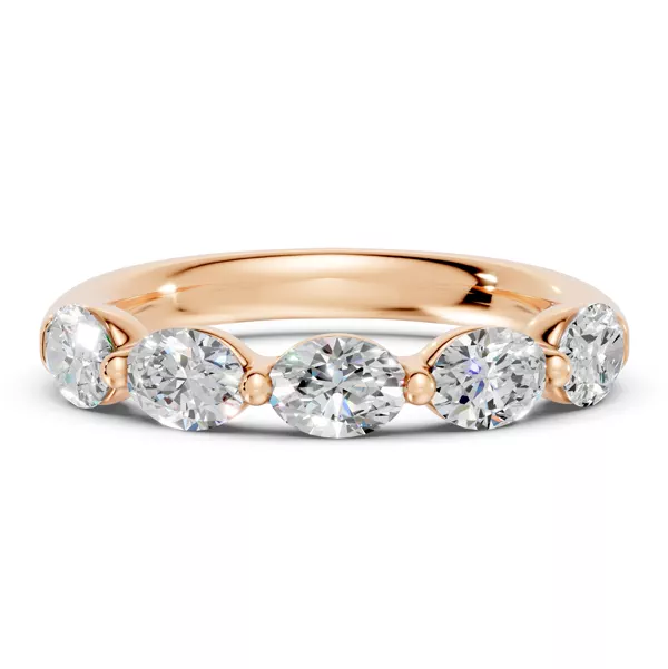 Oval Five-Stone Lab Diamond Band (1.50 ct. tw.)
