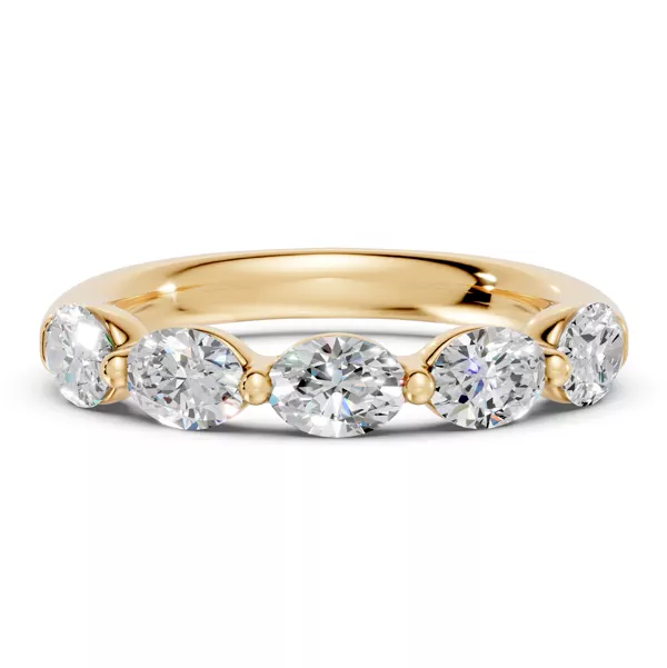 Oval Five-Stone Lab Diamond Band (1.50 ct. tw.)