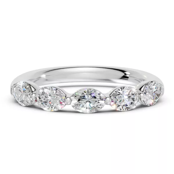 Oval Five-Stone Lab Diamond Band (1.25 ct. tw.)