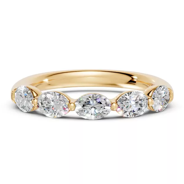 Oval Five-Stone Lab Diamond Band (1.25 ct. tw.)