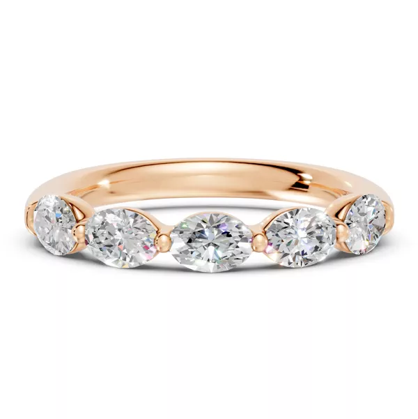 Oval Five-Stone Lab Diamond Band (1.25 ct. tw.)