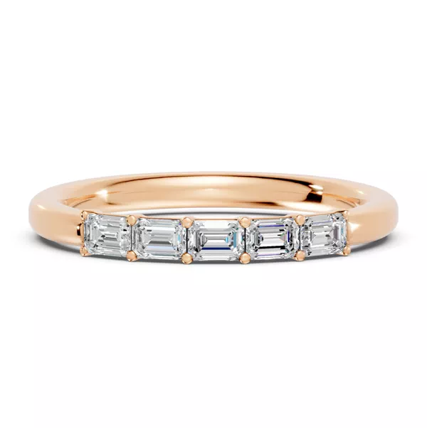 Emerald Five-Stone Lab Diamond Band (0.50 ct. tw.)