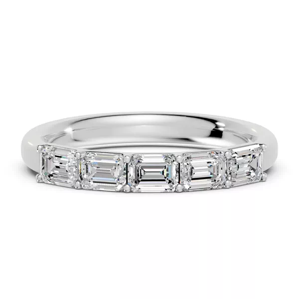 Emerald Five-Stone Lab Diamond Band (1.00 ct. tw.)