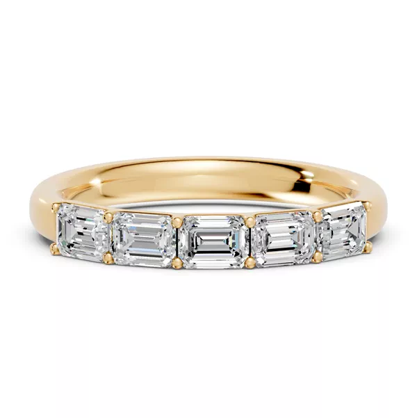 Emerald Five-Stone Lab Diamond Band (1.00 ct. tw.)