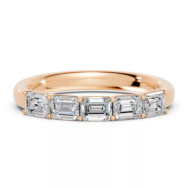 Emerald Five-Stone Lab Diamond Band (1.00 ct. tw.)