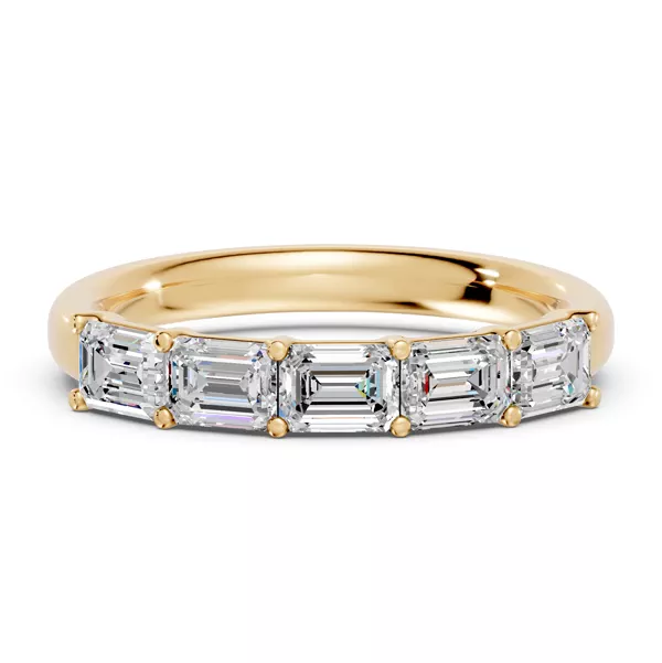 Emerald Five-Stone Lab Diamond Band (1.25 ct. tw.)