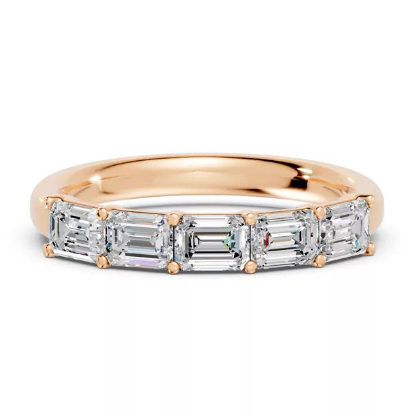 Emerald Five-Stone Lab Diamond Band (1.25 ct. tw.)