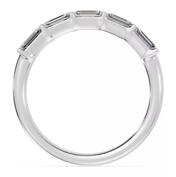 Emerald Five-Stone Lab Diamond Band (1.25 ct. tw.)