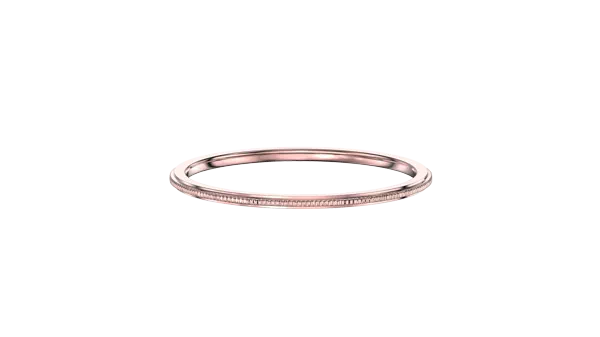 Milgrain Stackable Band (1mm)