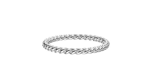 Hand Twist Stackable Band (2mm)