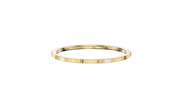 Fluted Stackable Band (1mm)