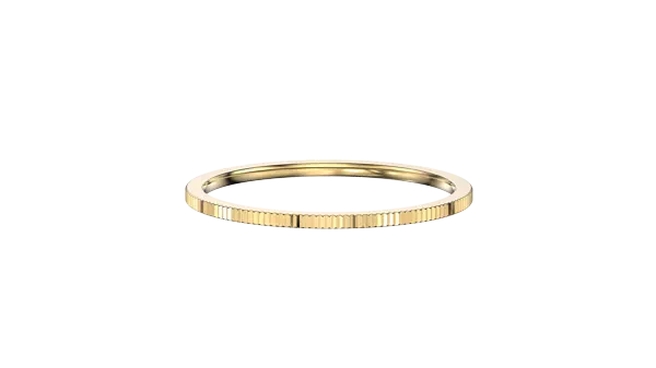 Fluted Stackable Band (1mm)