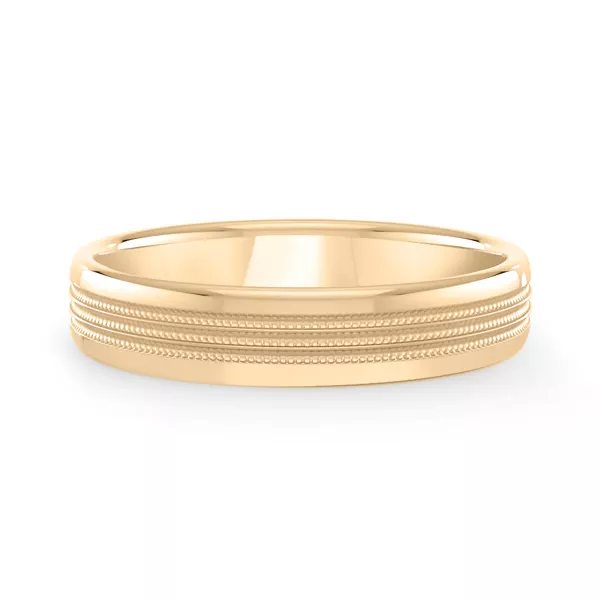 Triple Milgrain Band (4mm)