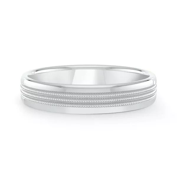 Triple Milgrain Band (4mm)
