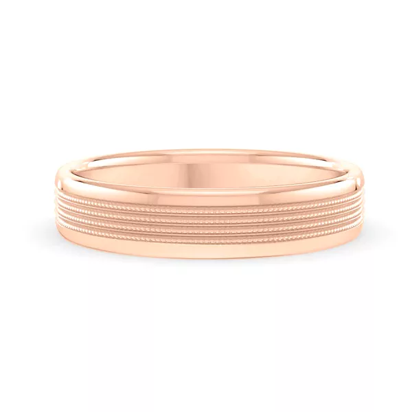 Quad Milgrain Band (6mm)