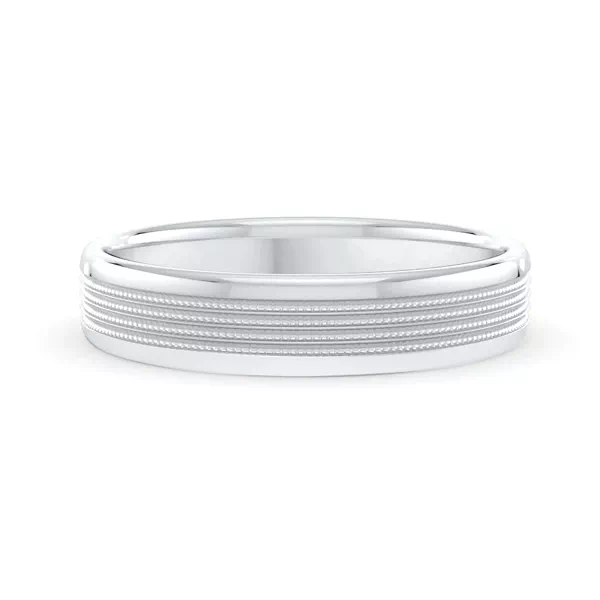 Quad Milgrain Band (6mm)