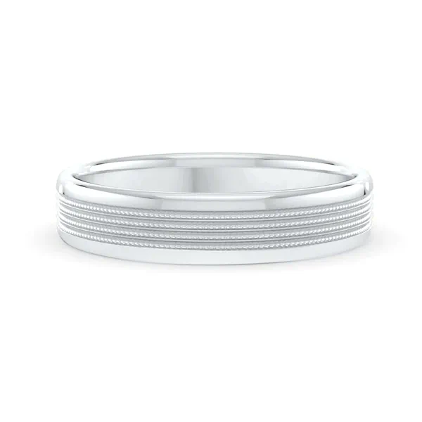 Quad Milgrain Band (6mm)