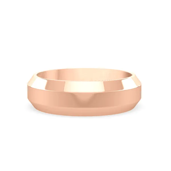 Bold Faceted Band (6mm)