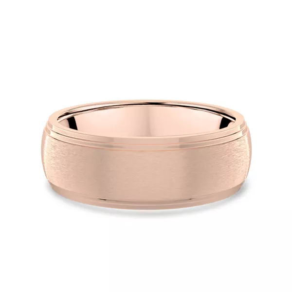 Matte Double Step Edge Comfort Fit Band (6mm)