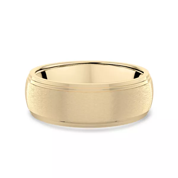 Matte Double Step Edge Comfort Fit Band (6mm)