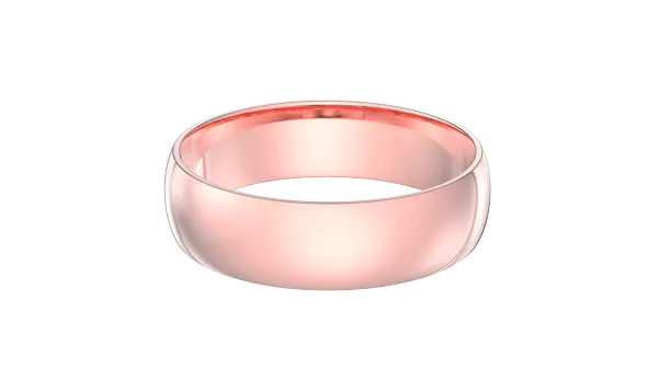 Classic Lightweight Wedding Band (6mm)