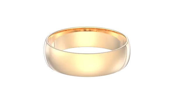 Classic Lightweight Wedding Band (6mm)