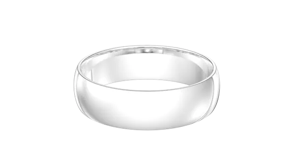 Classic Lightweight Wedding Band (6mm)